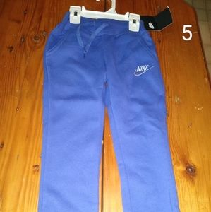 Nwt Nike purple joggers sz 5